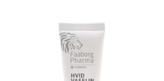 Faaborg Pharma Hvid Vaseline kan anvendes ved meget tør hud og nogle tilfælde af børneeksem